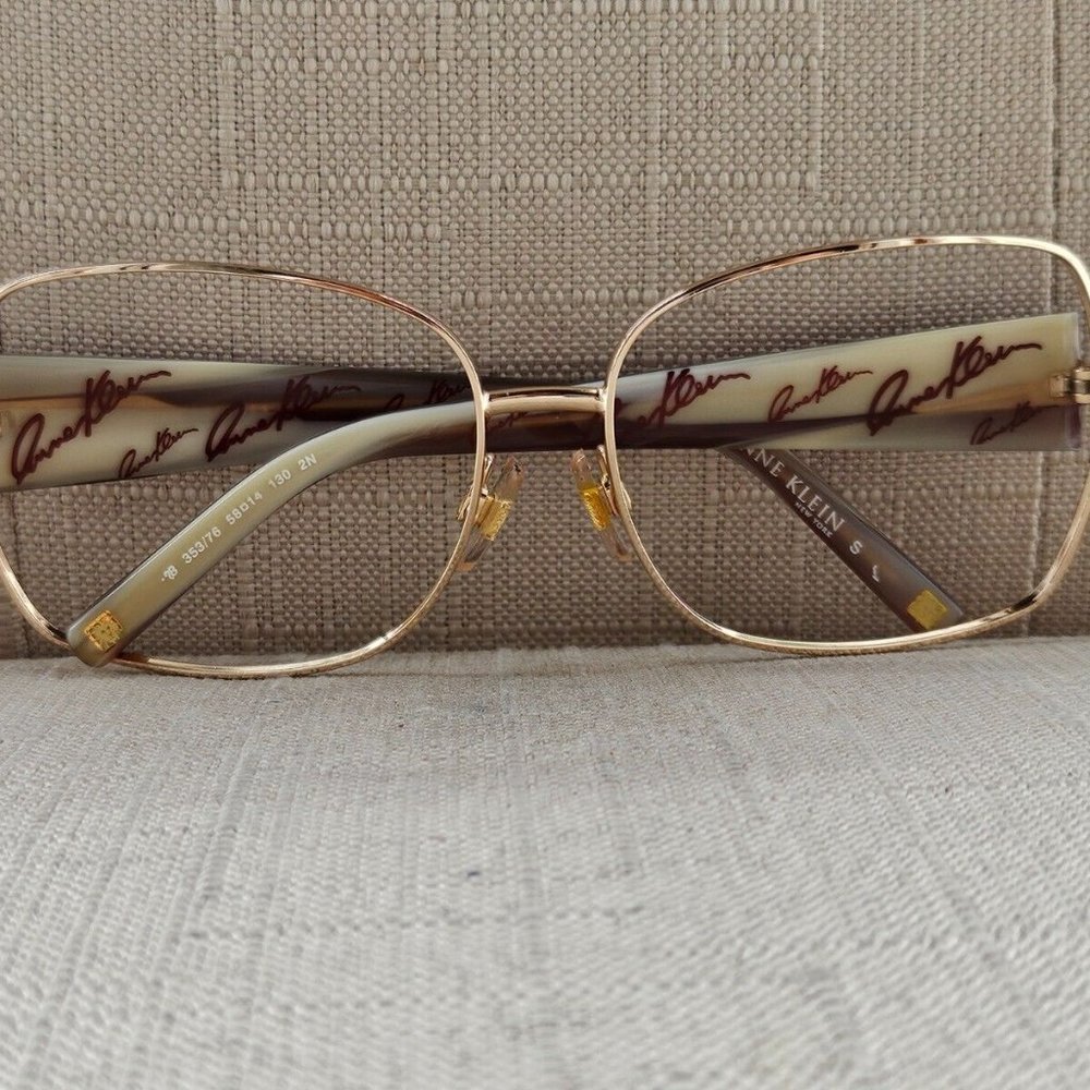 Anne Kkein Women Sunglasses/Eyeglasses Frame Gold/Red Tone 353/76 58[]14 130 - Picture 3 of 12
